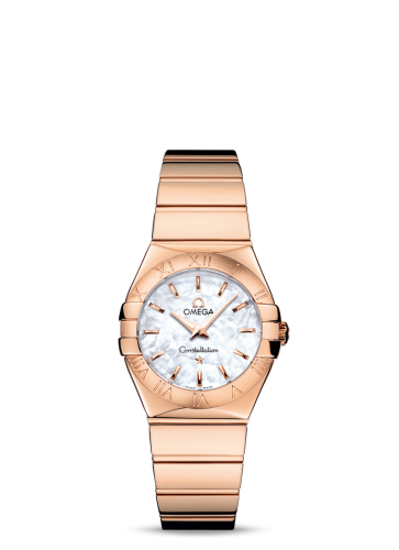 Omega Constellation Quartz 27 Polished Red Gold / MOP